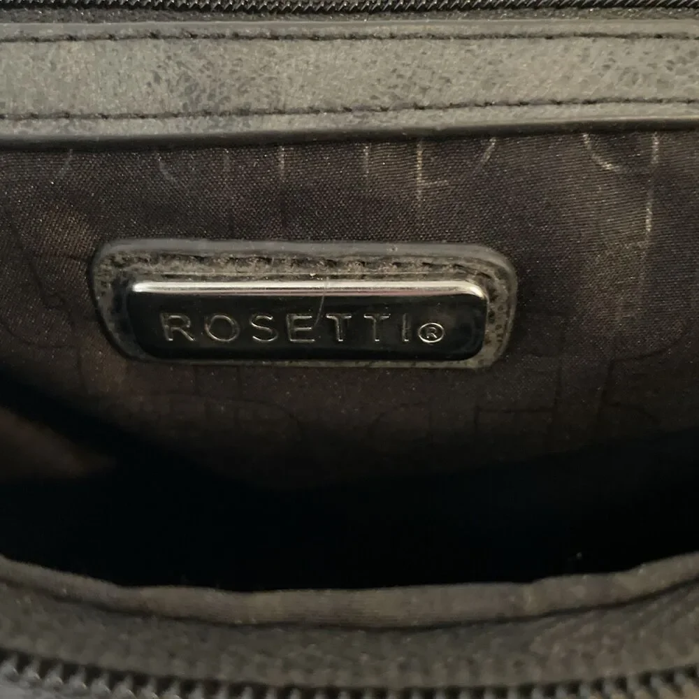 Rosetti Dark Grey Shoulder Bag Crossbody Adjustable Strap